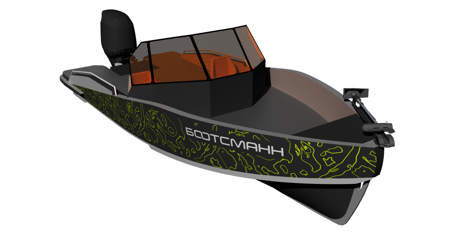 Боотсманн 520 — Низкий борт